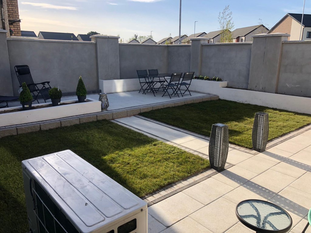 Granite Slabbed Patio in Hansfield Wood, Dublin