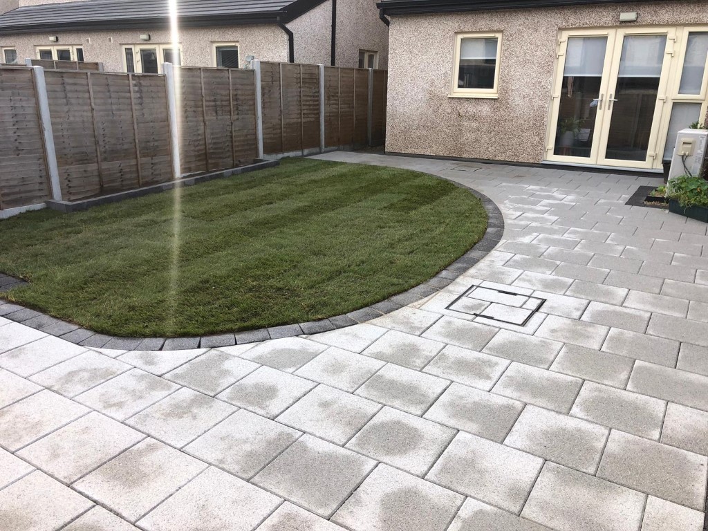 Silver Granite Patio in Hansfield Wood, Dublin