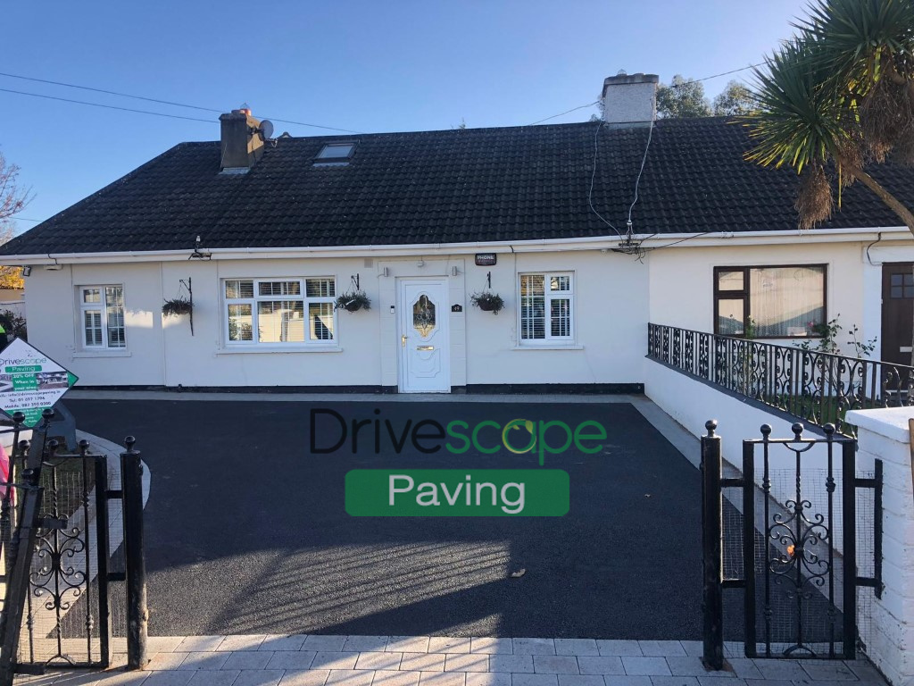 Asphalt Driveway with Granite Borderlines in Killester, Dublin