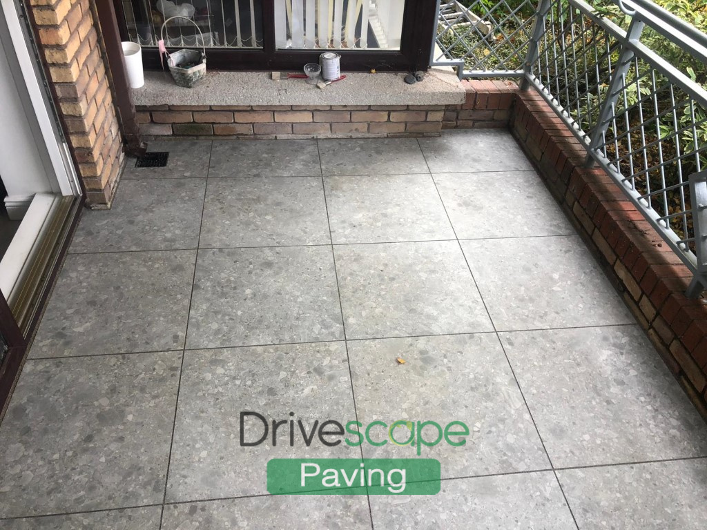 Porcelain Balcony Patio in Ballsbridge, Dublin