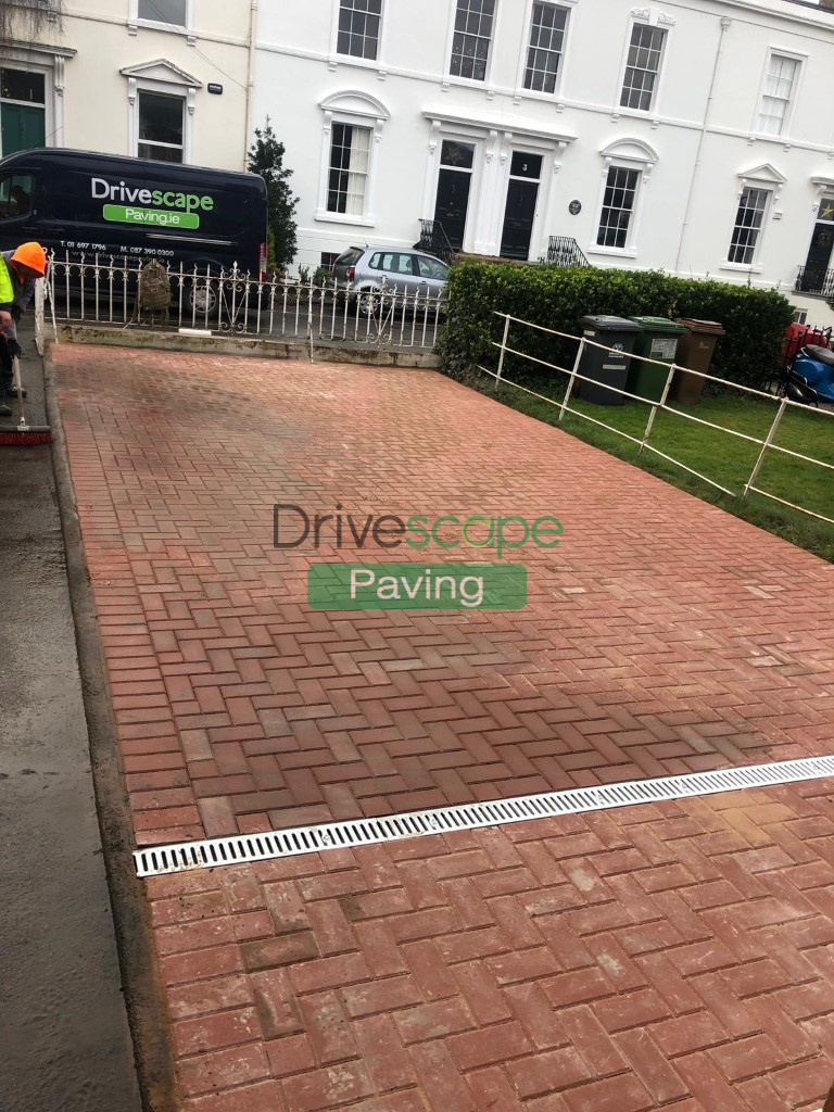 Block Paving Front Garden in Rathmines, Dublin