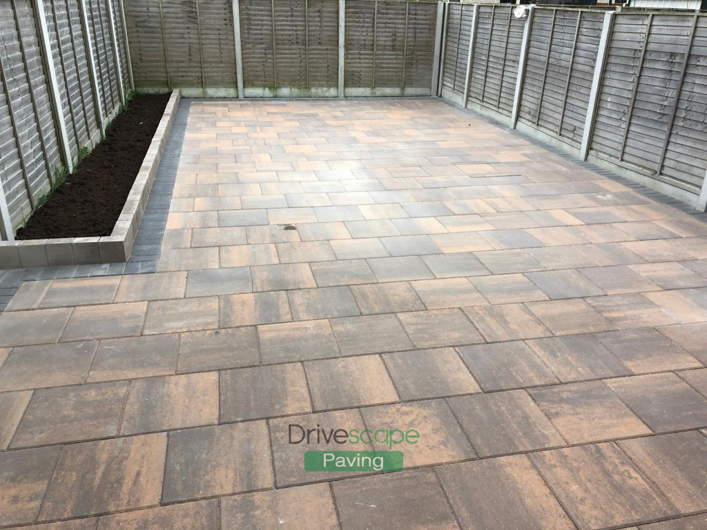 Curragh Gold Slabbed Patio in Hansfield Wood, Dublin