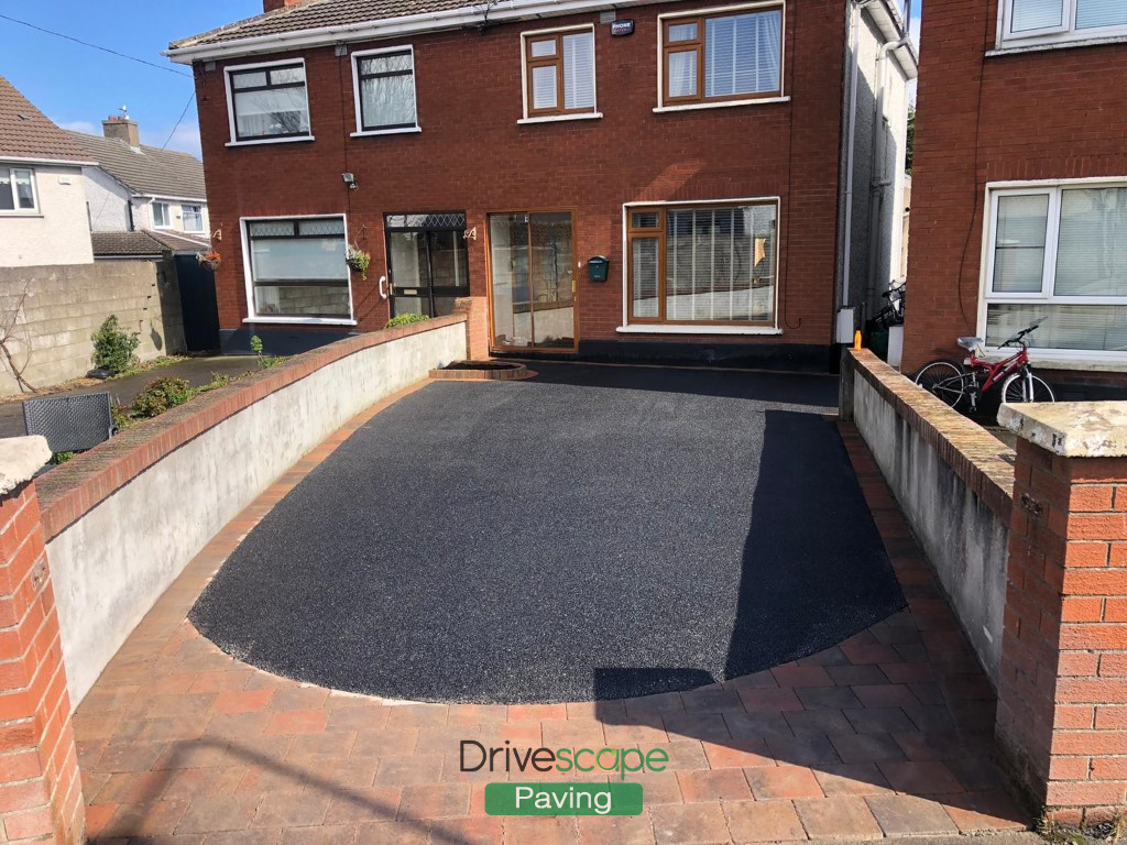 Asphalt Driveway with Halfmoon Paved Apron in Coolock, Dublin