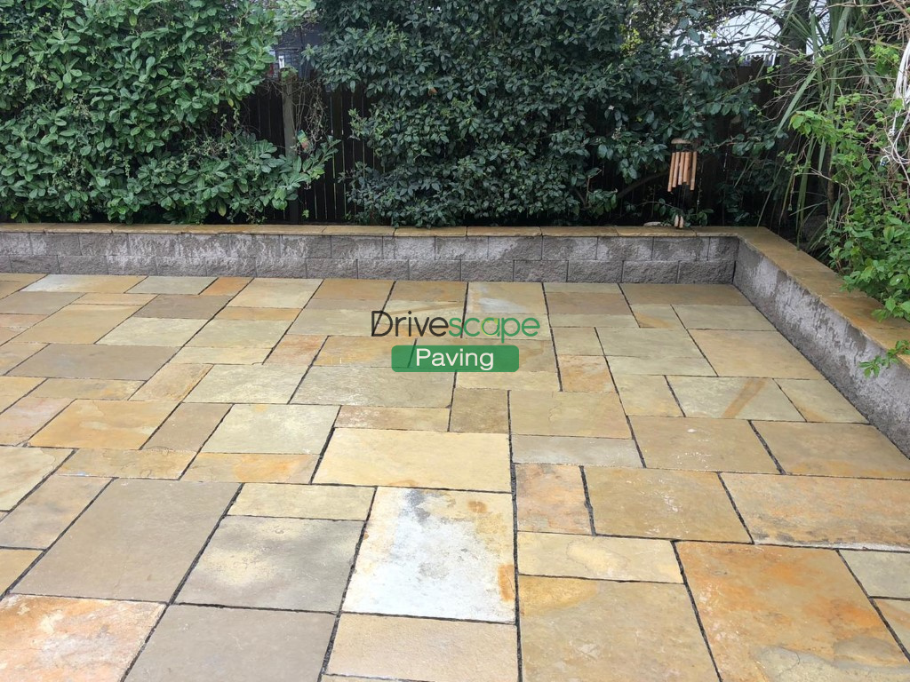 Limestone Patio in Ashford