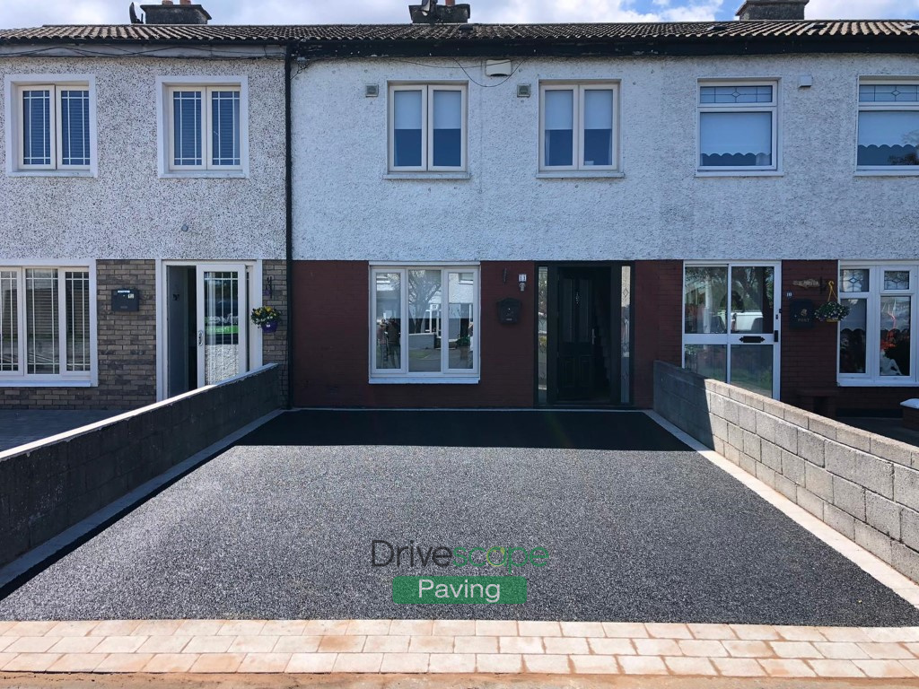 Tarmac Driveway with Corrib Paved Border in Coolock, Dublin