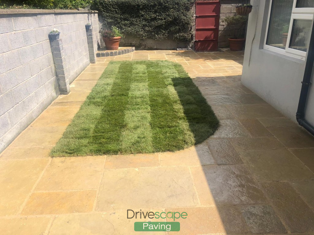 Yellow Limestone Patio in Dublin 8