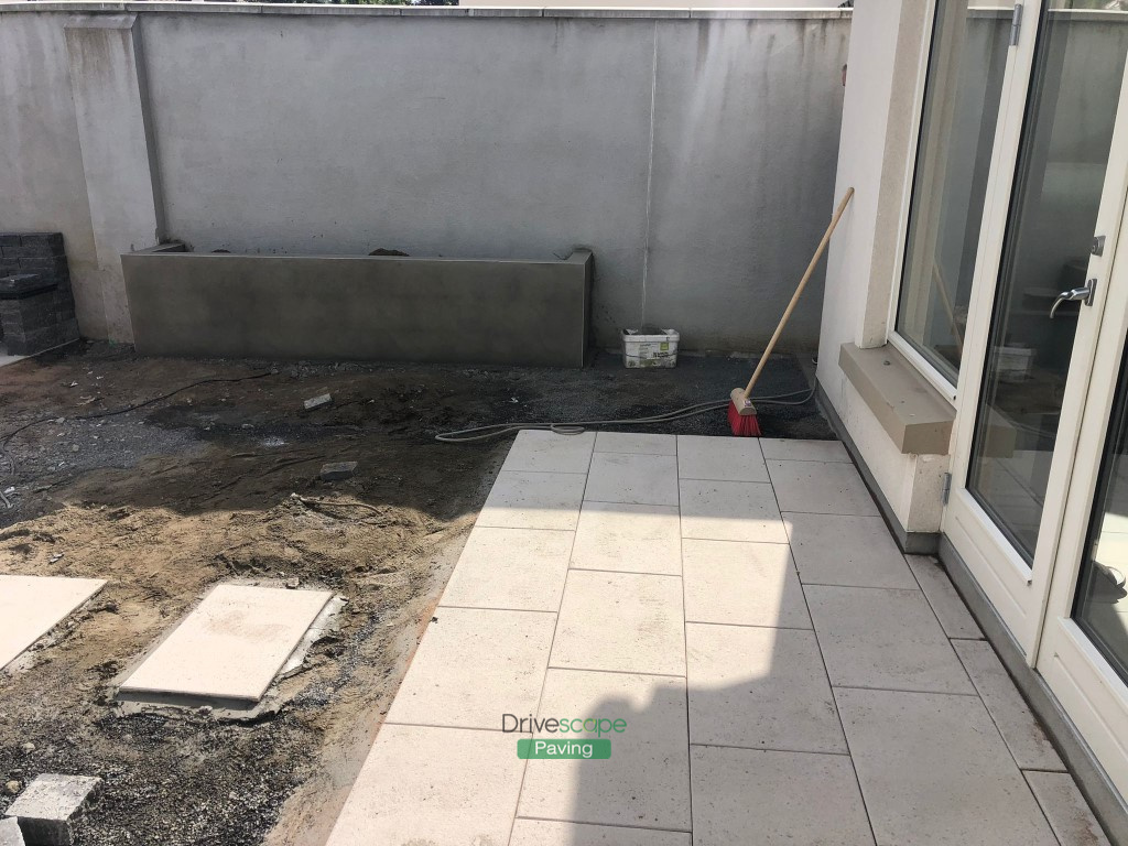 Kilsaran Slabbed Patio with Stepping Stones in Carrickmines, Dublin