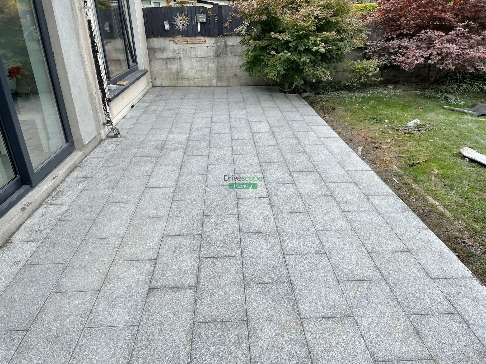 Raised Patio with Granite Slabs in Templeogue, Dublin