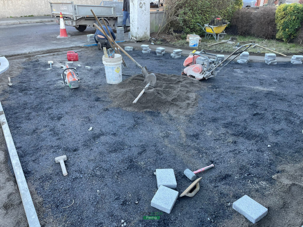 Asphalt Driveway with Silver Granite Borderline in Santry, Dublin