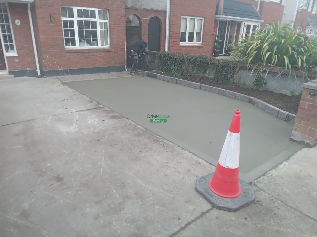 Concrete Driveway Extension in Palmerstown, Dublin