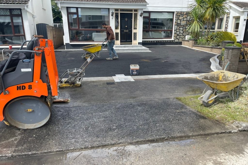 Asphalt Driveway with Granite Border and Double Step in Castleknock, Dublin (2)