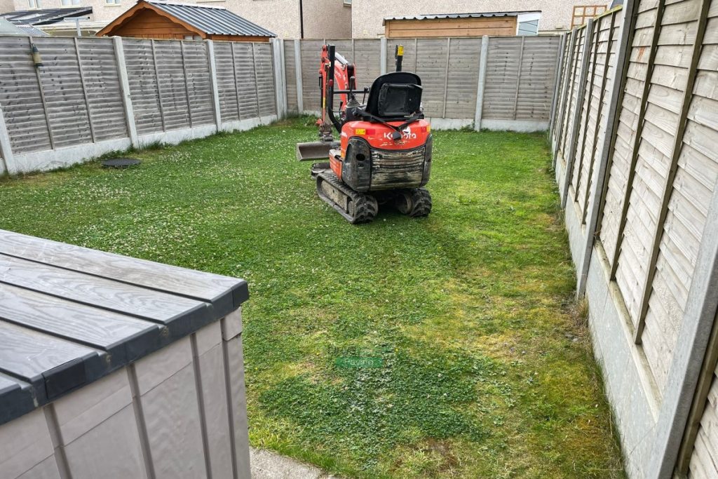 Patio with Buff Granite Slabs and Roll-On Turf in Hansfield Wood, Dublin (1)