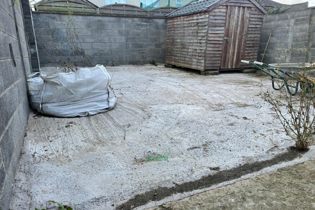 Patio with Classic Rustic Slabs in Lucan, Dublin (1)
