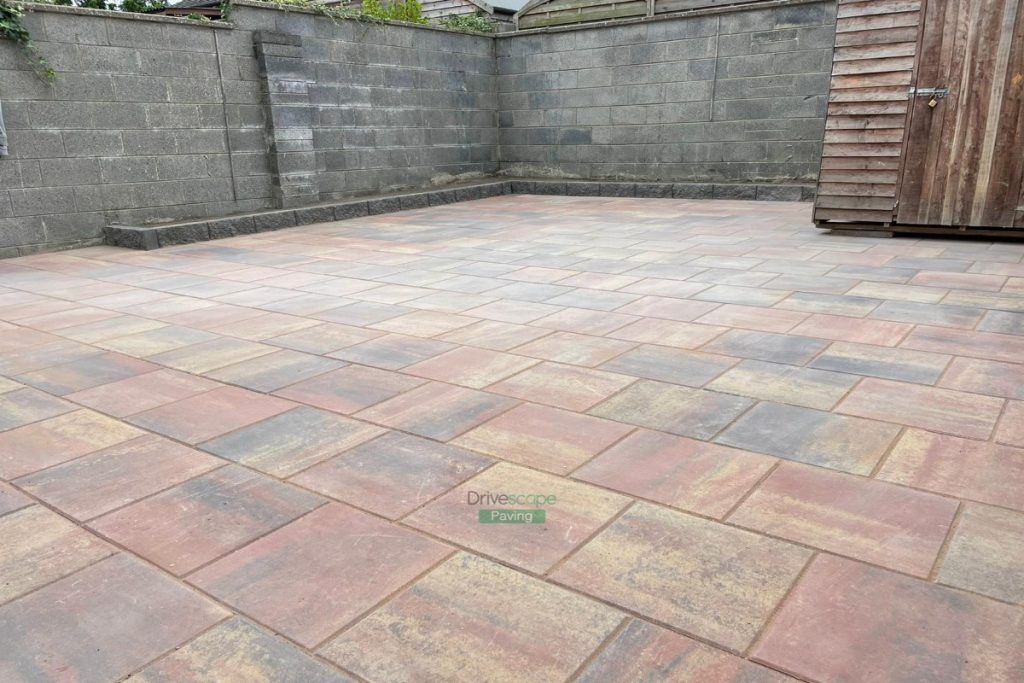Patio with Classic Rustic Slabs in Lucan, Dublin (5)