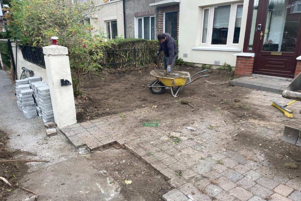 Asphalt Driveway with New Picket Fence in Whitehall, Dublin (1)
