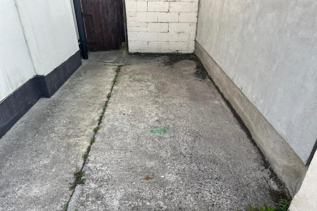 Driveway with Black and Silver Granite Corrib Paving in Leixlip, Co. Kildare (2)