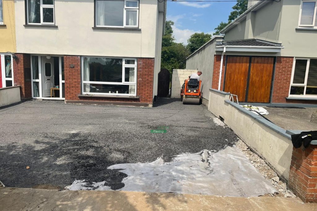 Driveway with Black and Silver Granite Corrib Paving in Leixlip, Co. Kildare (3)