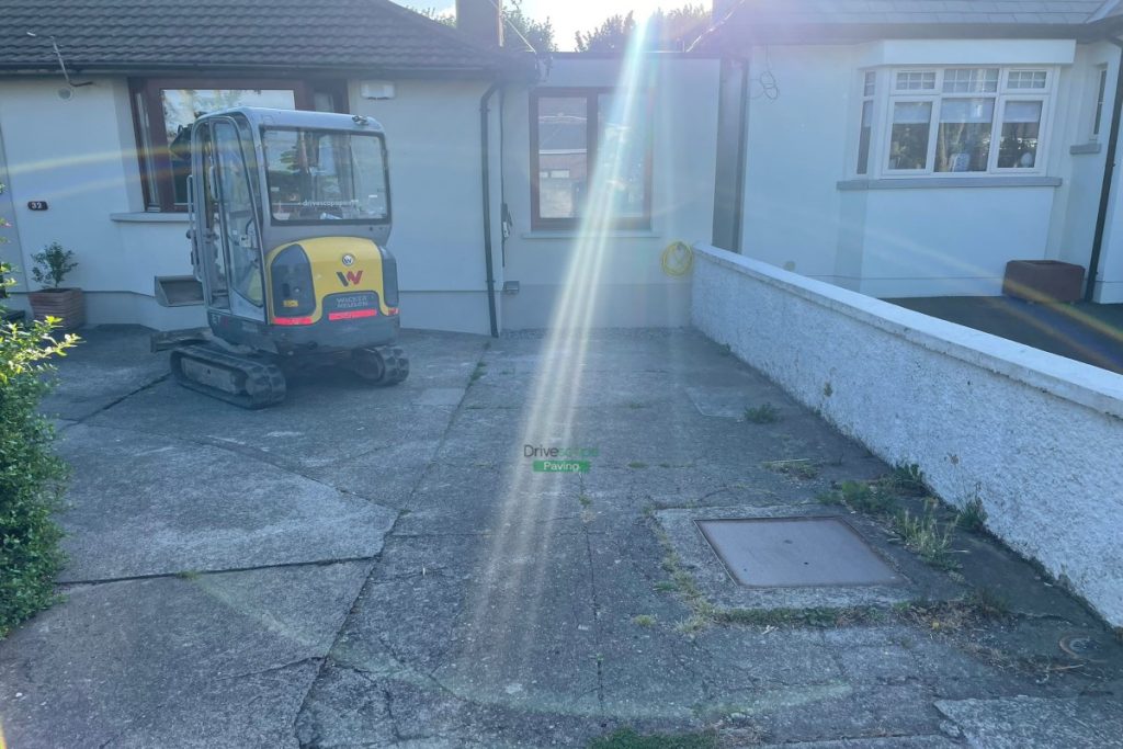Gravelled Driveway with Granite Doorstep in Baldoyle, Dublin (1)