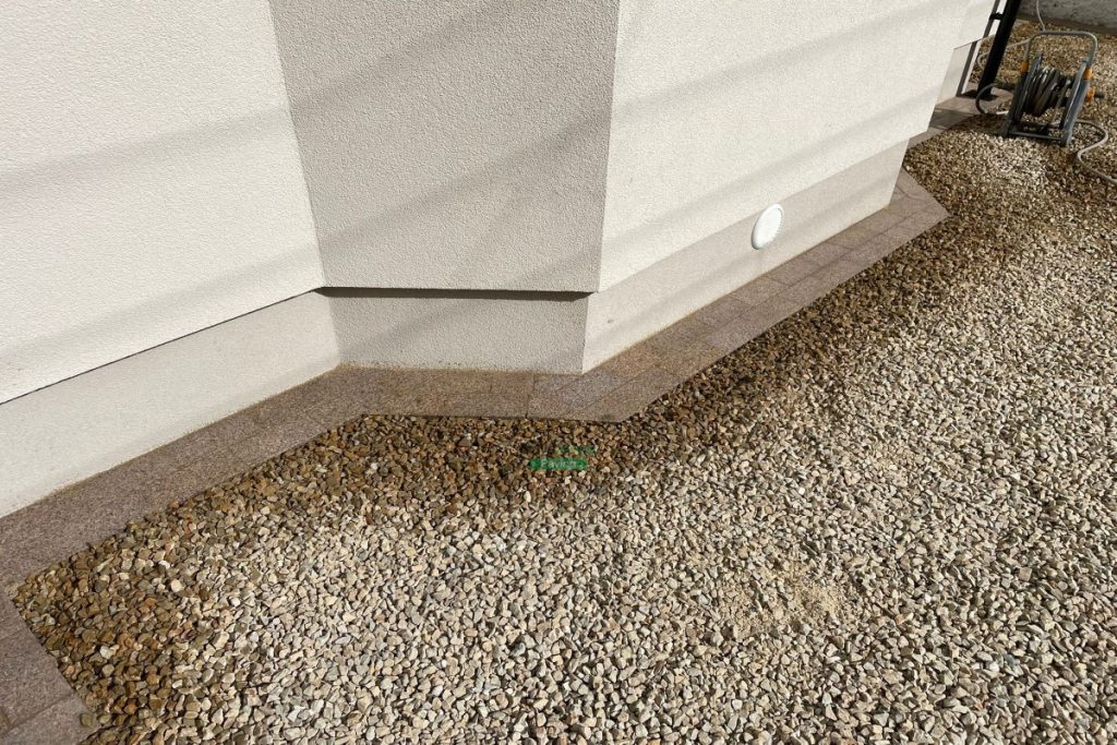 Gravelled Driveway with Granite Doorstep in Baldoyle, Dublin (7)