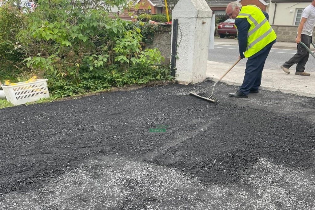 Gravelled Driveway with silver Granite Pathway and Kerbing in Baldoyle, Dublin (5)