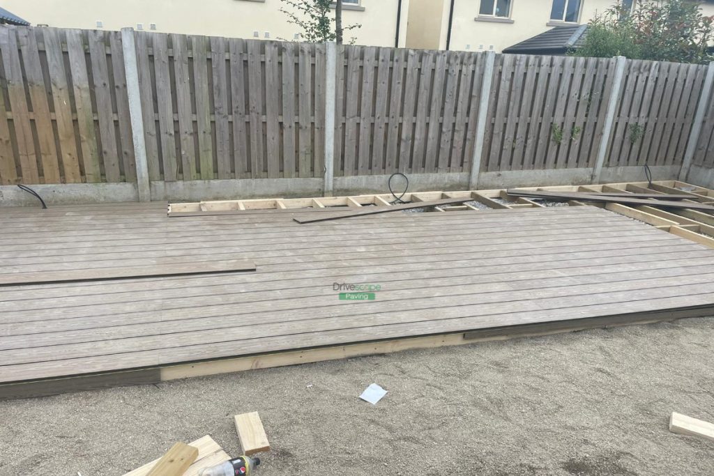 Patio with Composite Decking and Roll-On Turf in Hansfield Wood, Dublin (6)