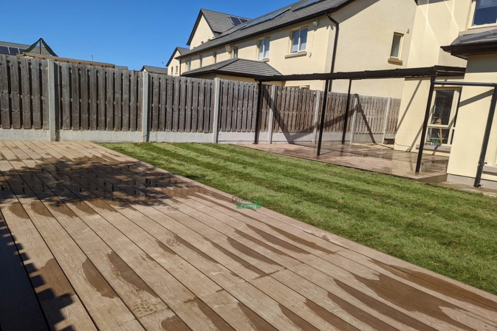 Patio with Composite Decking and Roll-On Turf in Hansfield Wood, Dublin (9)