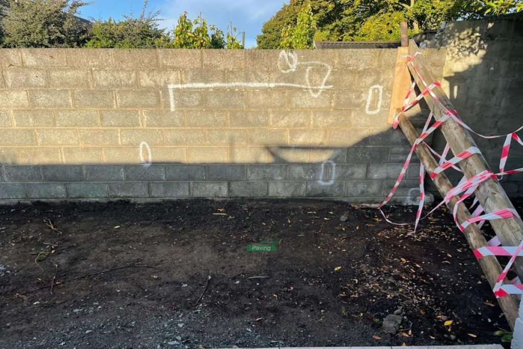 New Boundary Wall with Support Pillars in Balbriggan, Co. Dublin (2)