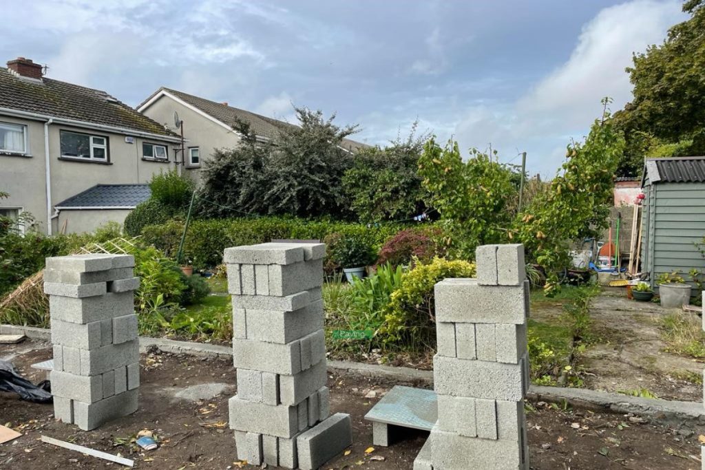 New Boundary Wall with Support Pillars in Balbriggan, Co. Dublin (5)