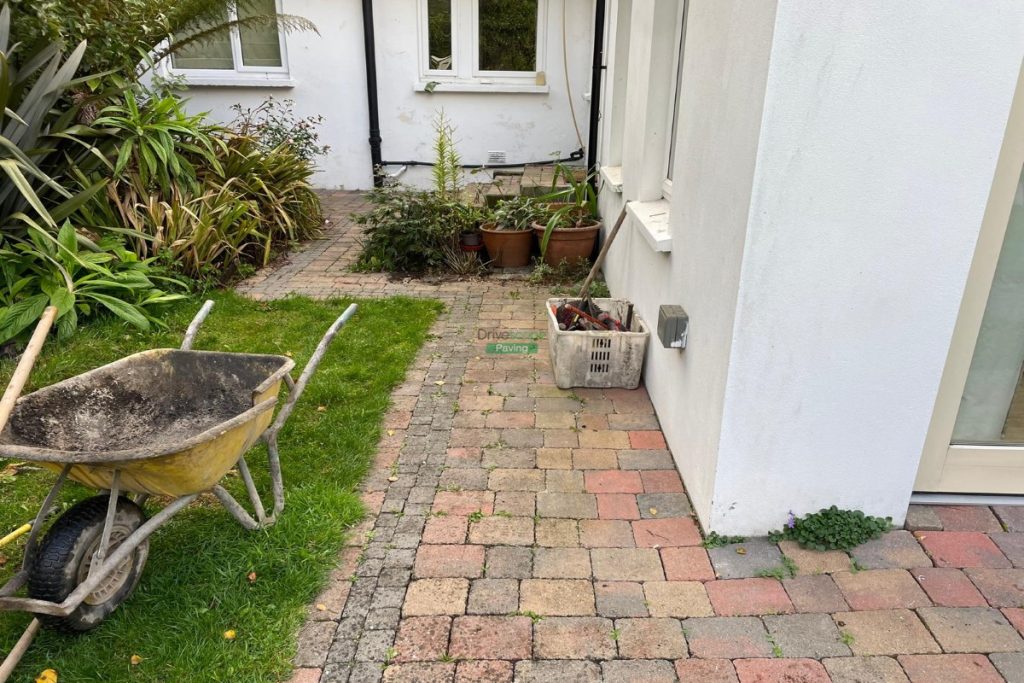 Patio with Black Slate Porcelain Tiles in Baldoyle, Dublin (4)