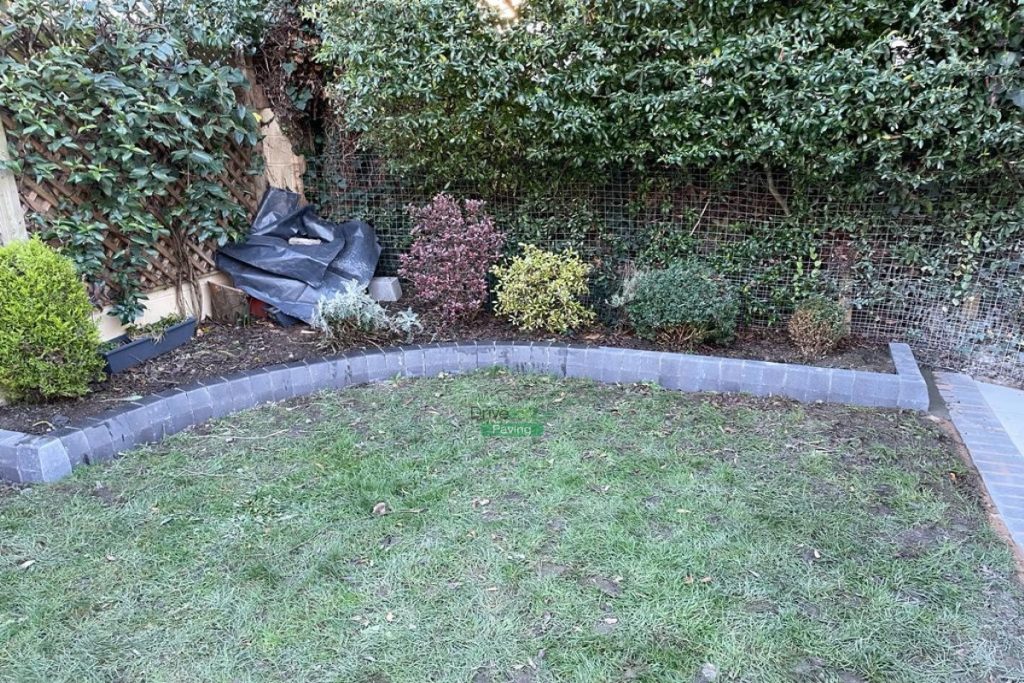 Granite Slabbed Patio with Bull-Nose Kerbing in Castleknock, Dublin (1)