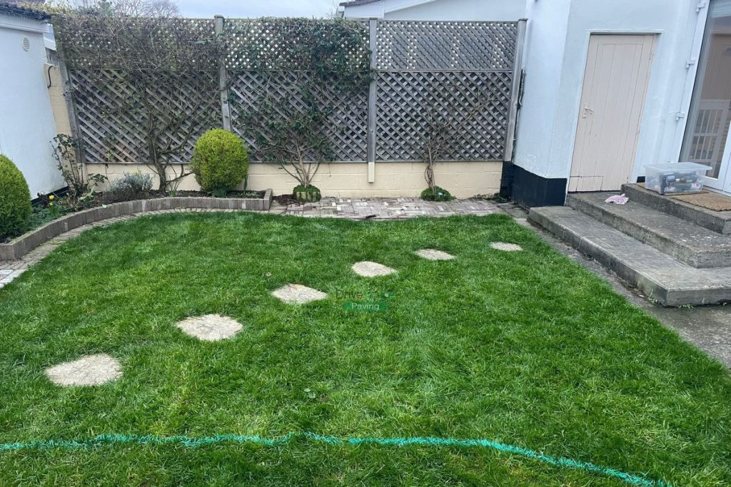 Granite Slabbed Patio with Bull-Nose Kerbing in Castleknock, Dublin (2)