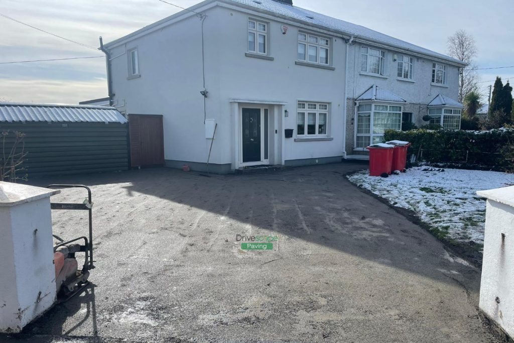 Driveway with Corrib Paving, New Fencing and Granite Borders and Step in Santry, Dublin (3)