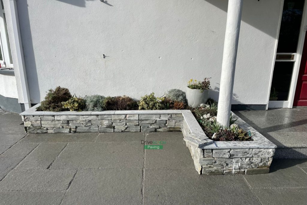 Gravelled Driveway with Asphalt Apron and Cladded Flower Beds in Skerries, Co. Dublin (4)