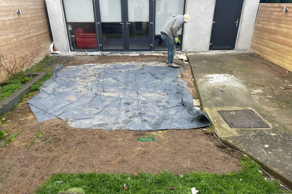 Patio with Classic Flags and Roll-On Turf in Clonee, Co. Meath (2)