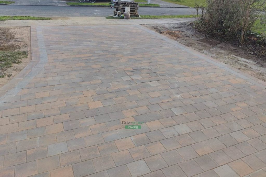 Driveway with Curragh Gold Corrib Paving and Black Granite Border in Newcastle, Co. Wicklow (4)