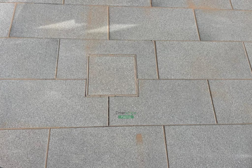Patio with Black Granite Slabs and Lismore Border in Santry, Dublin (5)