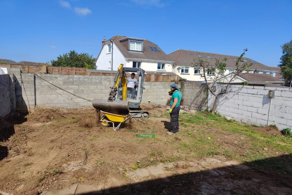 Porcelain Tiled Patio with Raised Flowerbeds in Knocklyon, Dublin (2)