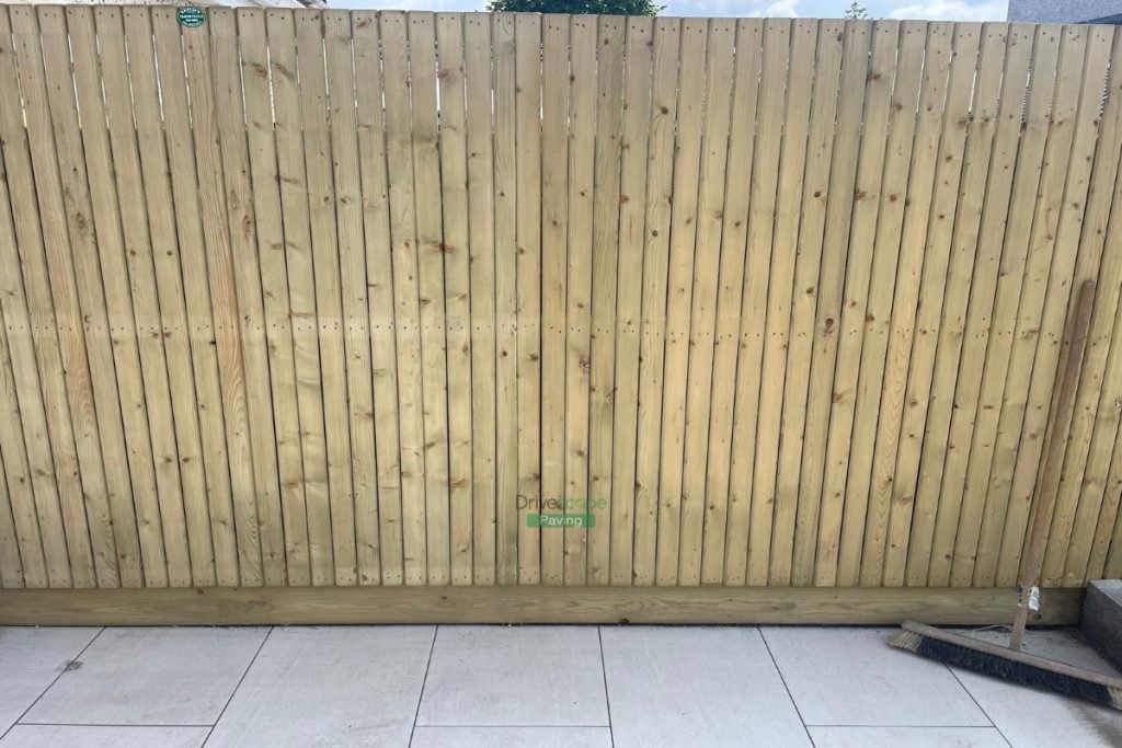 Porcelain Tiled Patio with Raised Flowerbeds in Knocklyon, Dublin (7)