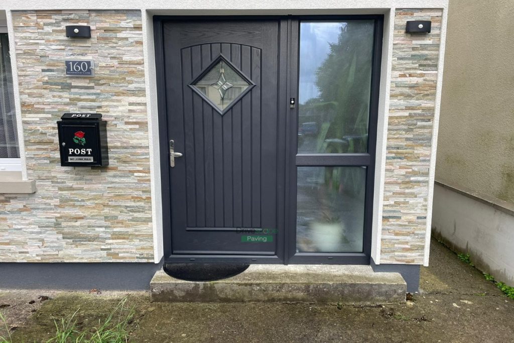 Asphalt Driveway with Corrib Borders and Granite Step in Blanchardstown, Dublin (2)