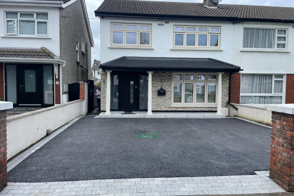 Asphalt Driveway with Granite Apron in Templeogue, Dublin