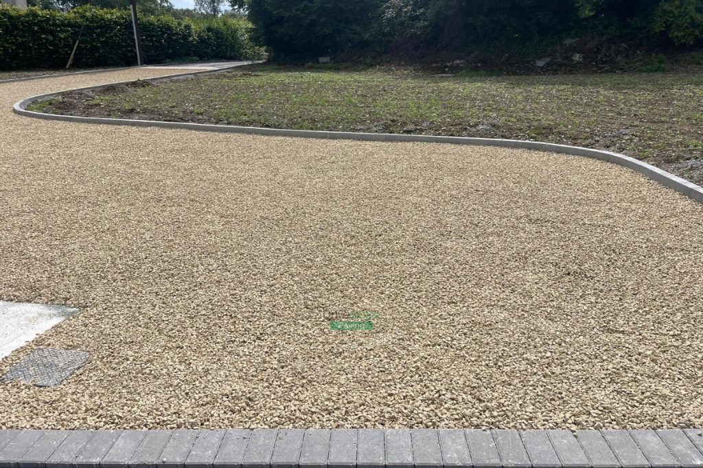 Driveway with Golden Ballylusk Gravel and Lismore Kerbs in Skerries, Co. Dublin (8)