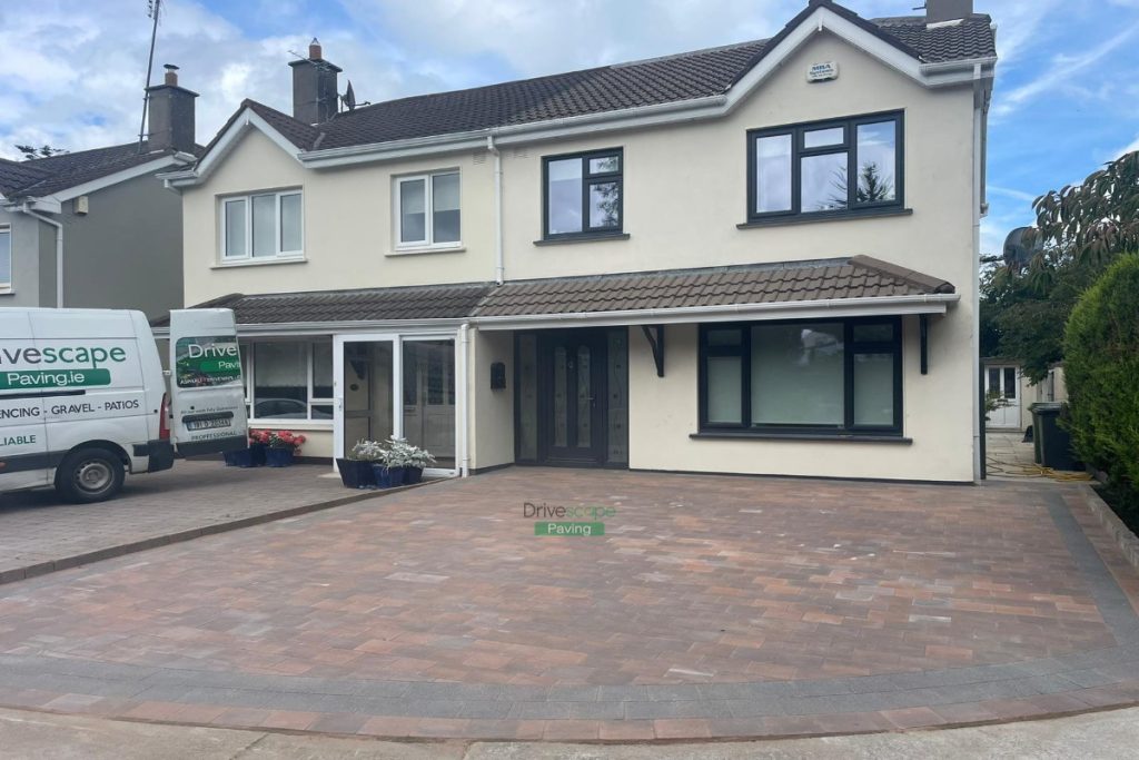 Driveway with Corrib Paving and Granite Borders in Newcastle, Co. Wicklow
