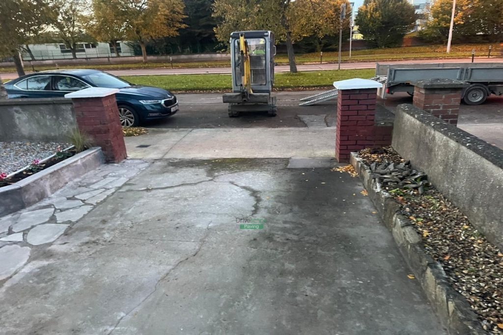Asphalt Driveway with Silver granite Borders in Whitehall, Dublin (3)