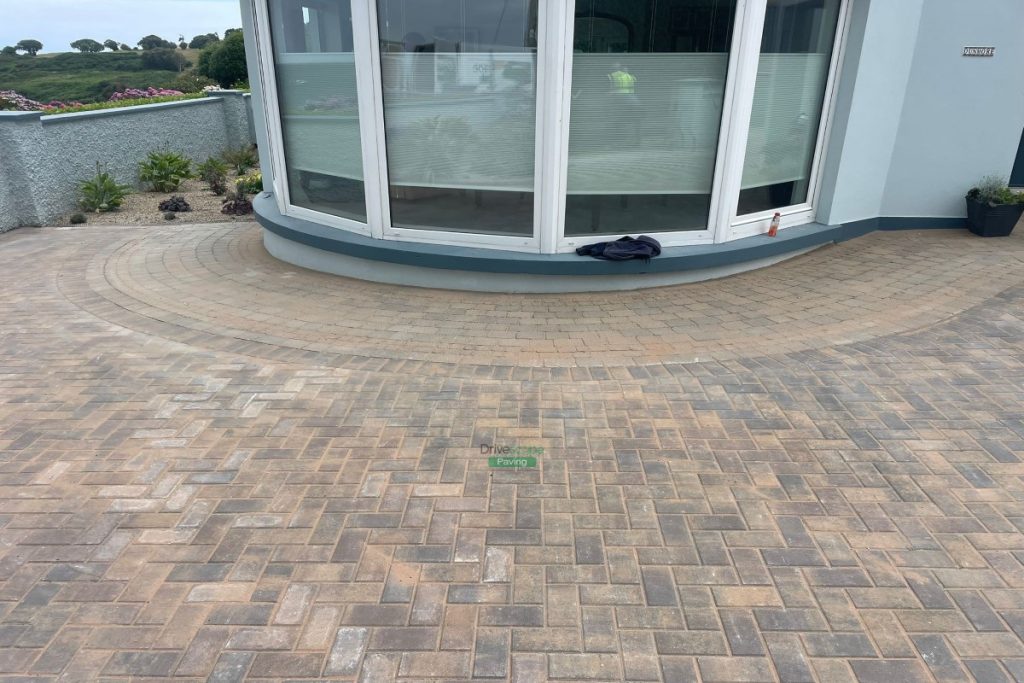 Driveway with Bracken Tegula Paving and Ballylusk Gravel in Wicklow City (3)