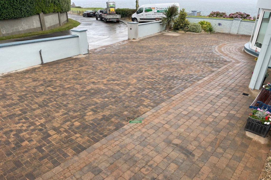 Driveway with Bracken Tegula Paving and Ballylusk Gravel in Wicklow City (8)