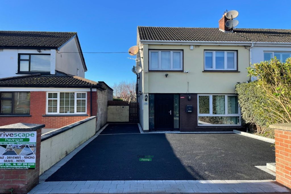Asphalt Driveway with Corrib Border and Drains in Blanchardstown, Dublin (5)