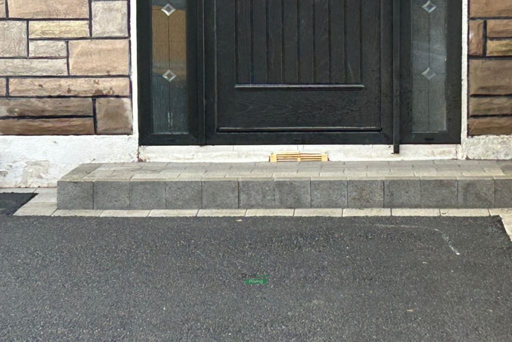 Asphalt Driveway with Silver Granite Border and New Step in Tallaght, Dublin (5)