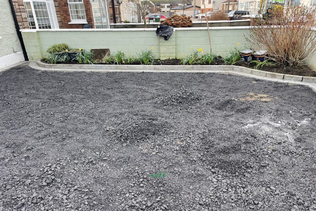 Asphalt Driveway with Granite Cobbles and Kerbs in Finglas, Dublin (3)