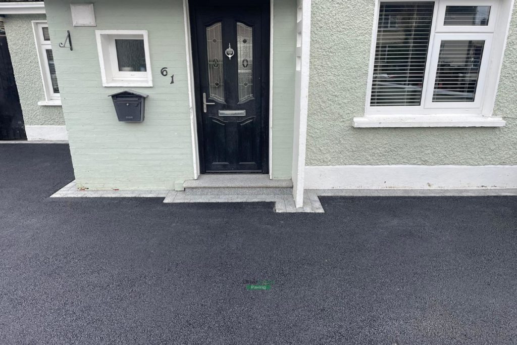 Asphalt Driveway with Granite Cobbles and Kerbs in Finglas, Dublin (7)