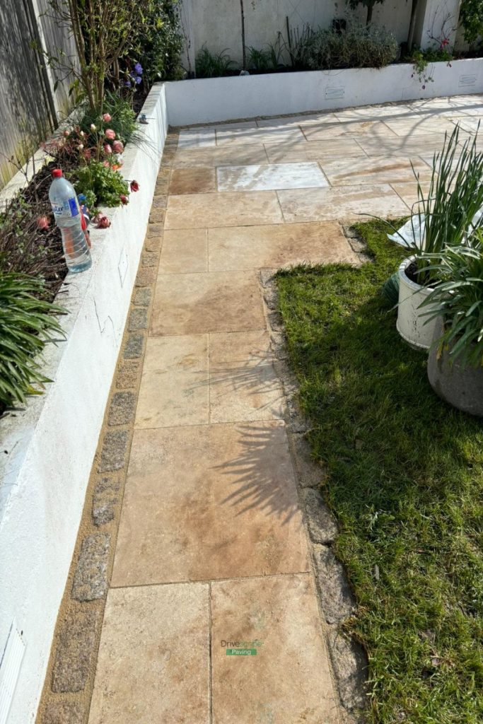 Egyptian Limestone Patio Re-Installation in Castleknock, Dublin (4)